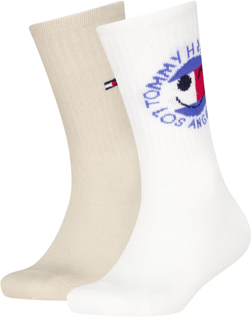 TOMMY HILFIGER Kinder Socken Sport Tommy Smiley 2er Pack