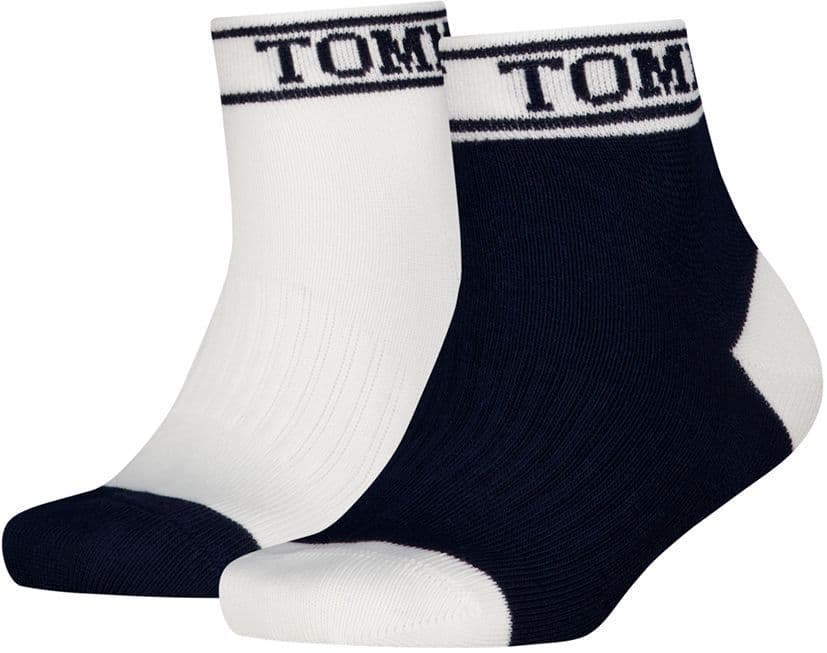 TOMMY HILFIGER Kinder Socken Sport Quarter 2er Pack