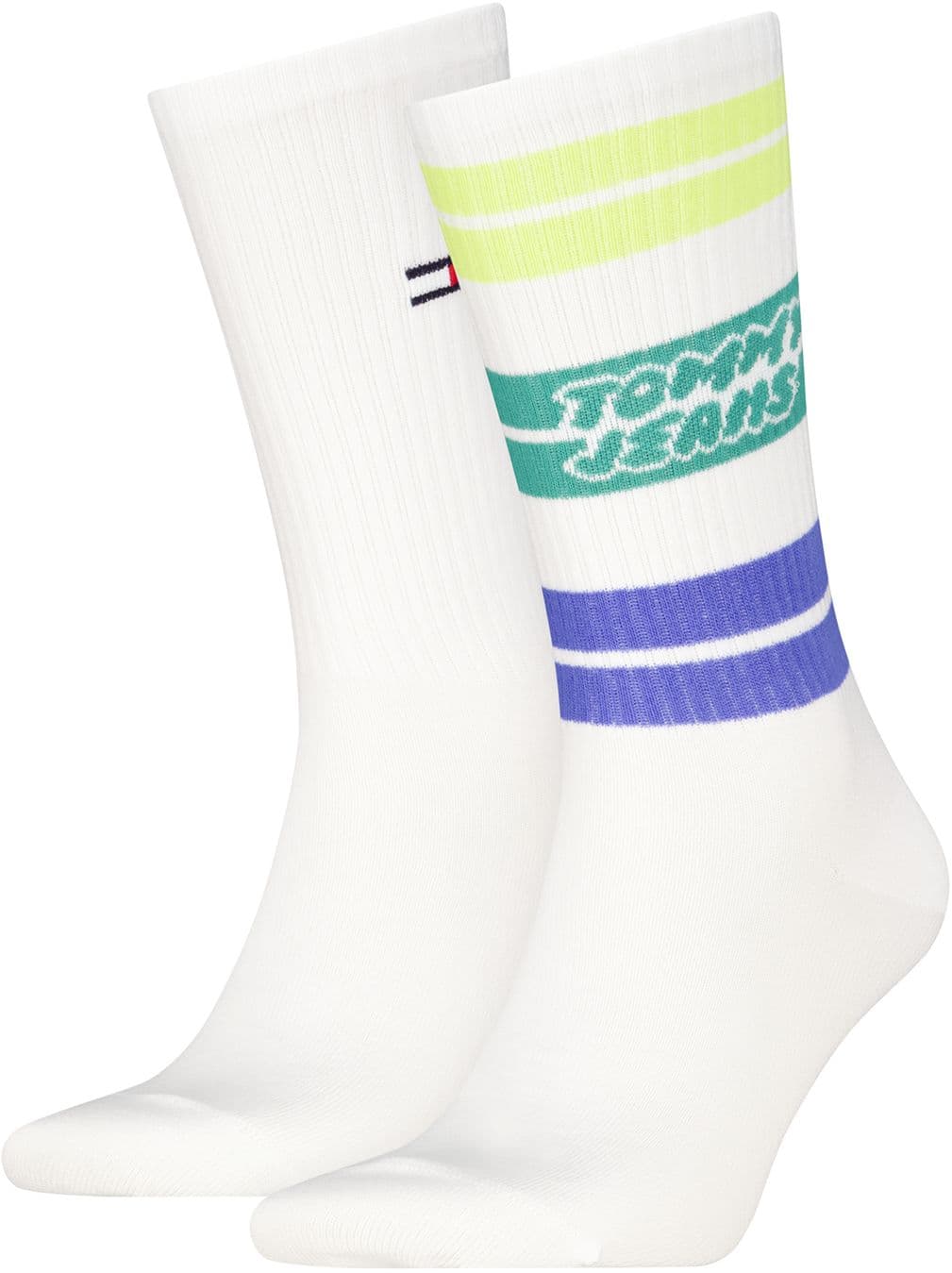 TOMMY HILFIGER Unisex Tennissocken Fushion Tommy 2er Pack
