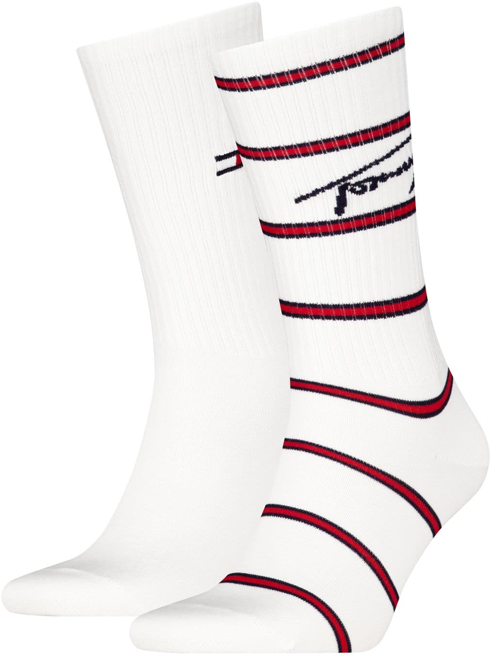 TOMMY HILFIGER Unisex Tennissocken Breton Stripe 2er Pack