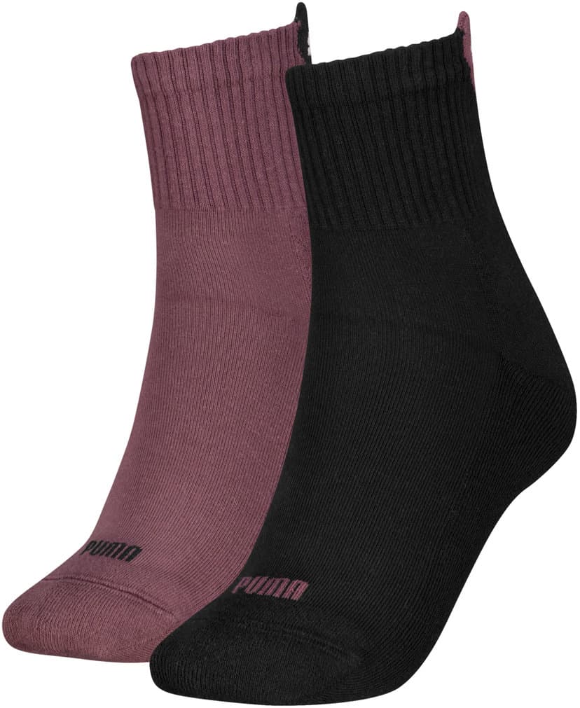 PUMA Damen Socken Heart Logo Short Crew 2er Pack