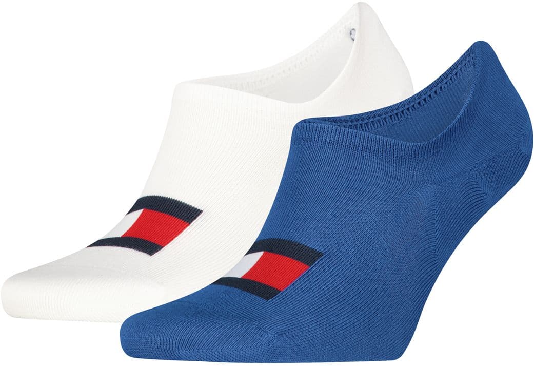 TOMMY HILFIGER Unisex Füßlinge TJ Flag 2er Pack