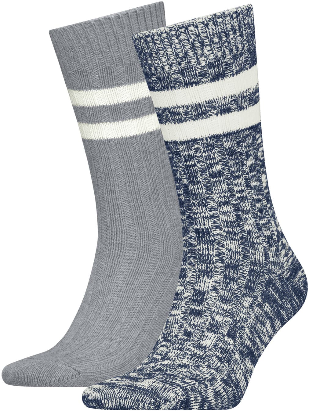 Levis Unisex Socken Reg Cut LS Logo Crew 2er Pack