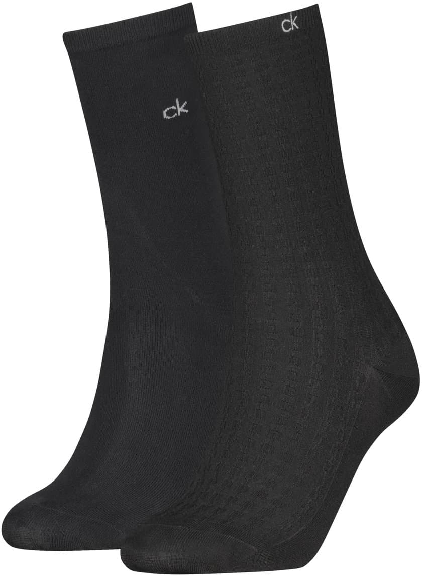 Calvin Klein Damen Socken Strucutre 2er Pack