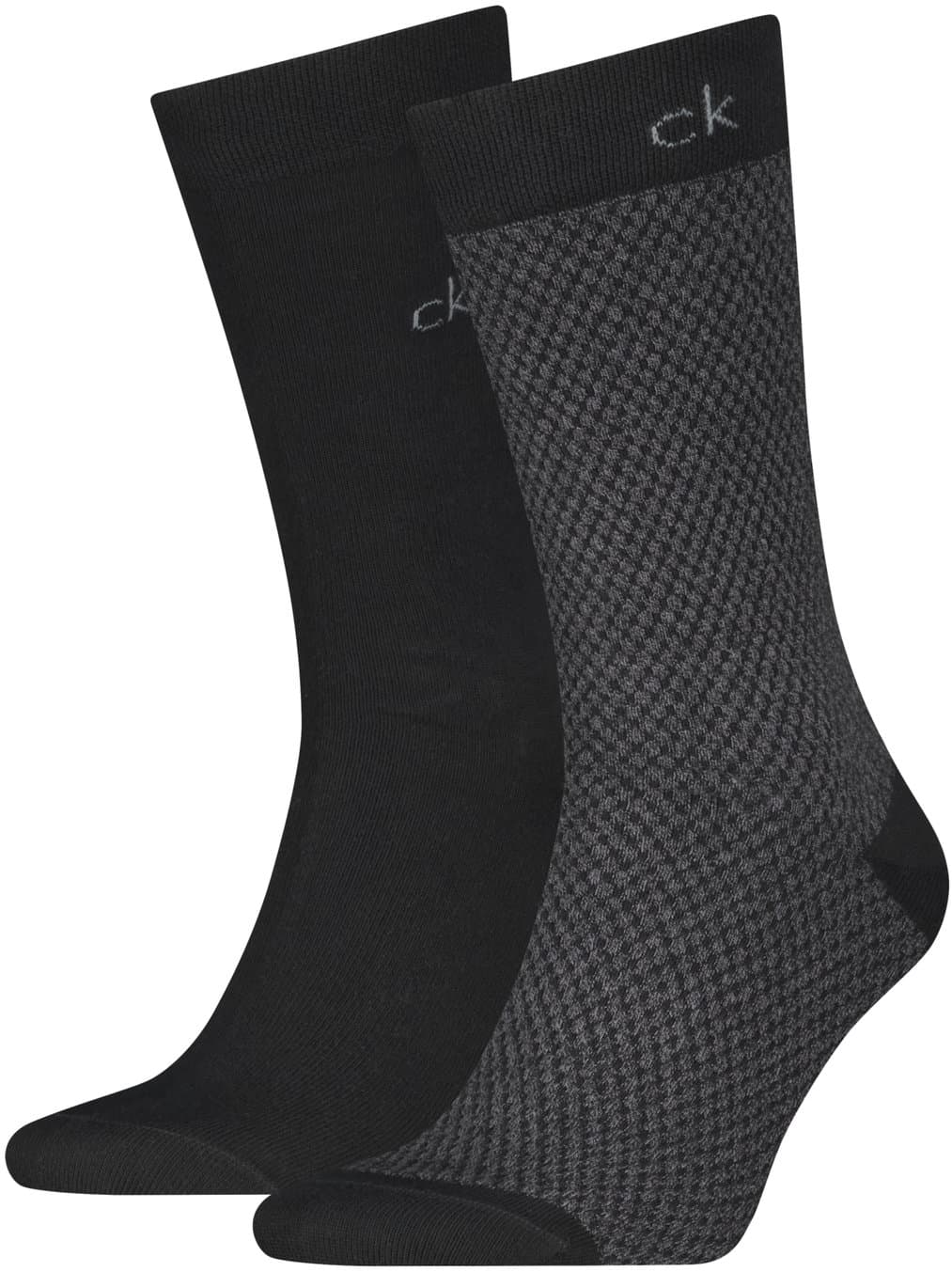 Calvin Klein Herren Socken Mouline Structure 2er Pack