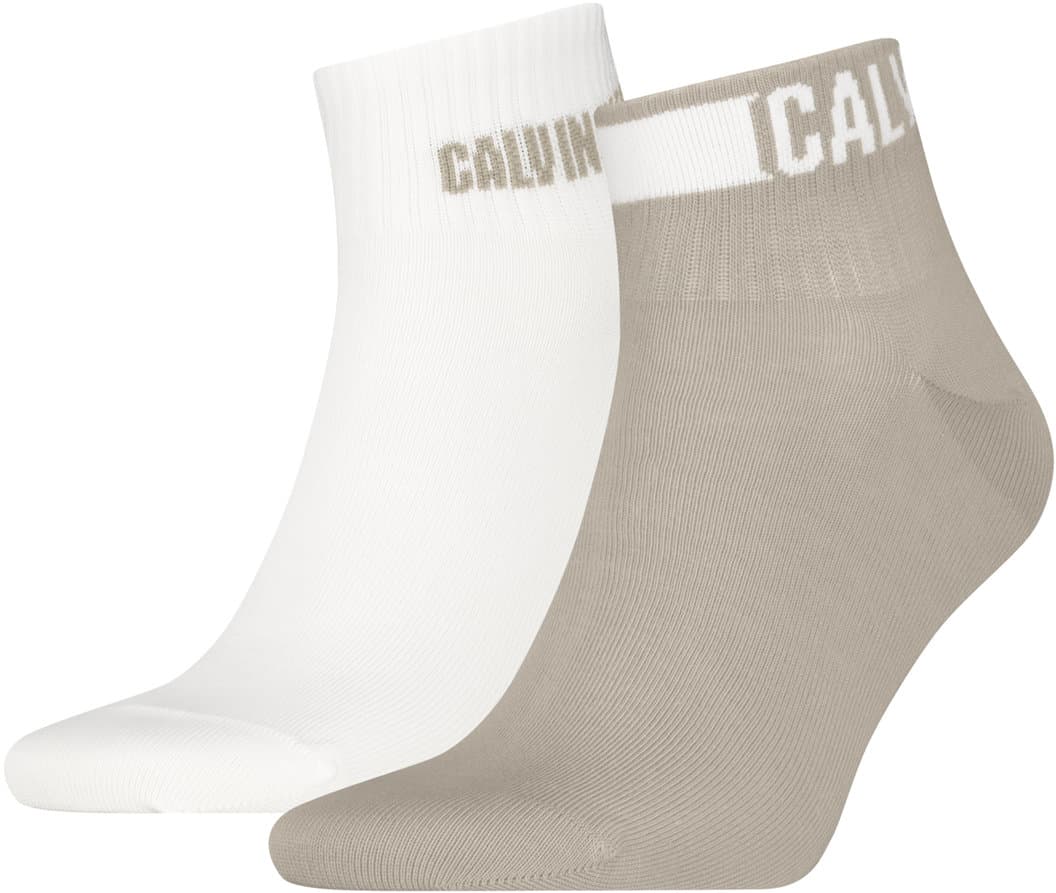 Calvin Klein Herren Sneaker Socken Logo Stripe 2er Pack