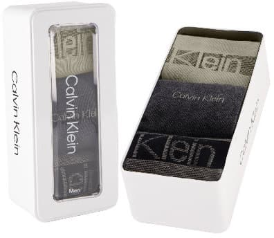 Calvin Klein Herren Socken Logo Stripe 3er Pack Geschenkpackung
