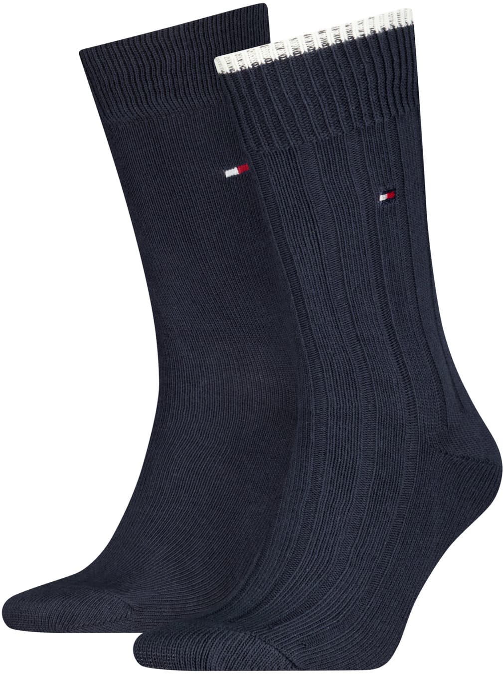 TOMMY HILFIGER Herren Socken Structure Rib 2er Pack