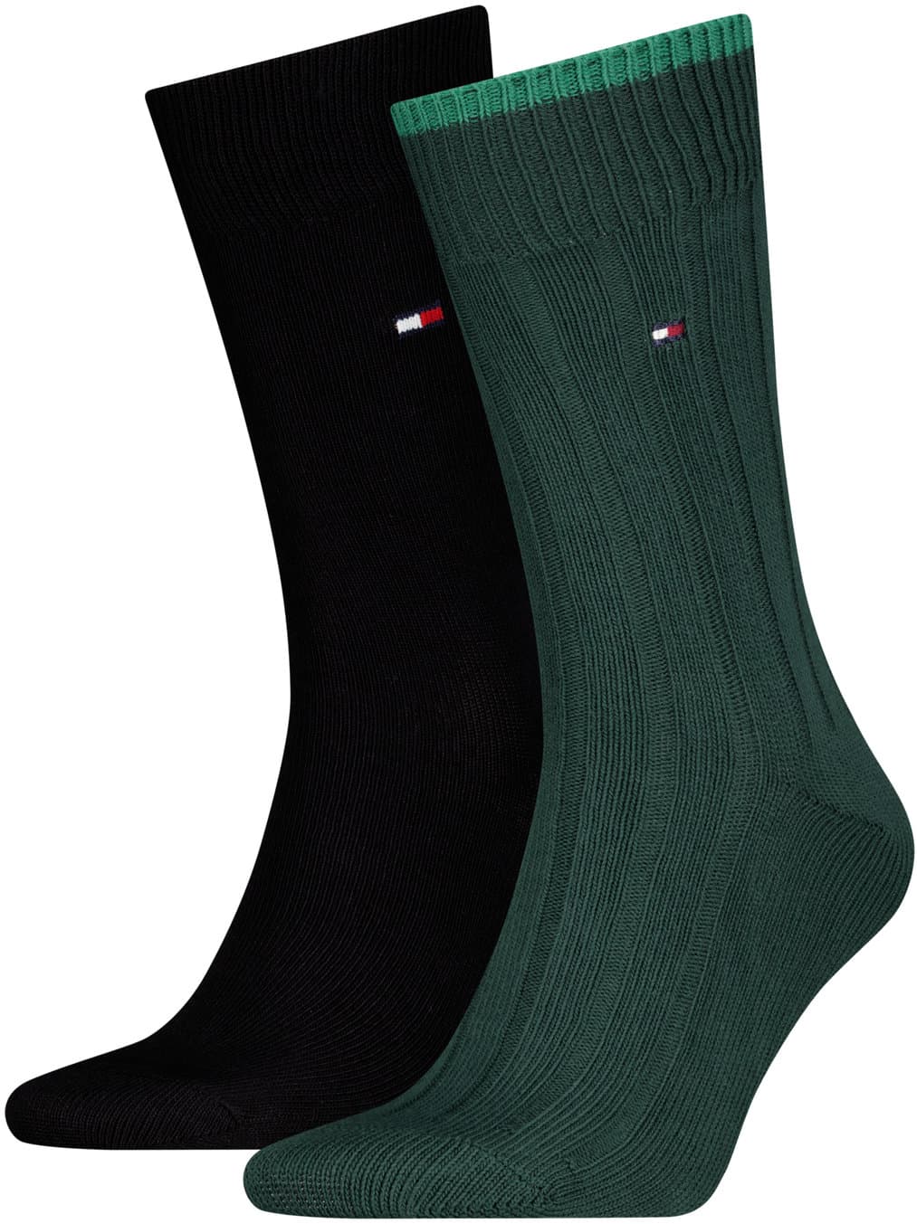 TOMMY HILFIGER Herren Socken Structure Rib 2er Pack