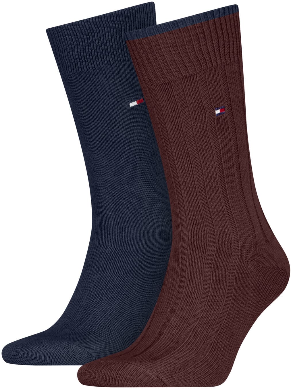 TOMMY HILFIGER Herren Socken Structure Rib 2er Pack