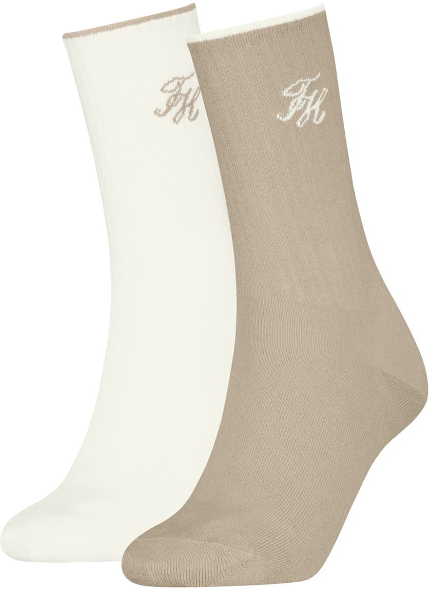 TOMMY HILFIGER Damen Socken Monogram Lurex 2er Pack