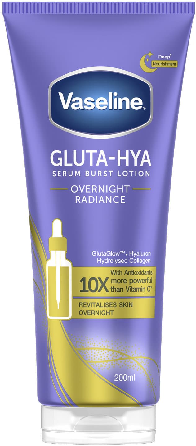 Vaseline Gluta-Hya Serum Burst Lotion Overnight