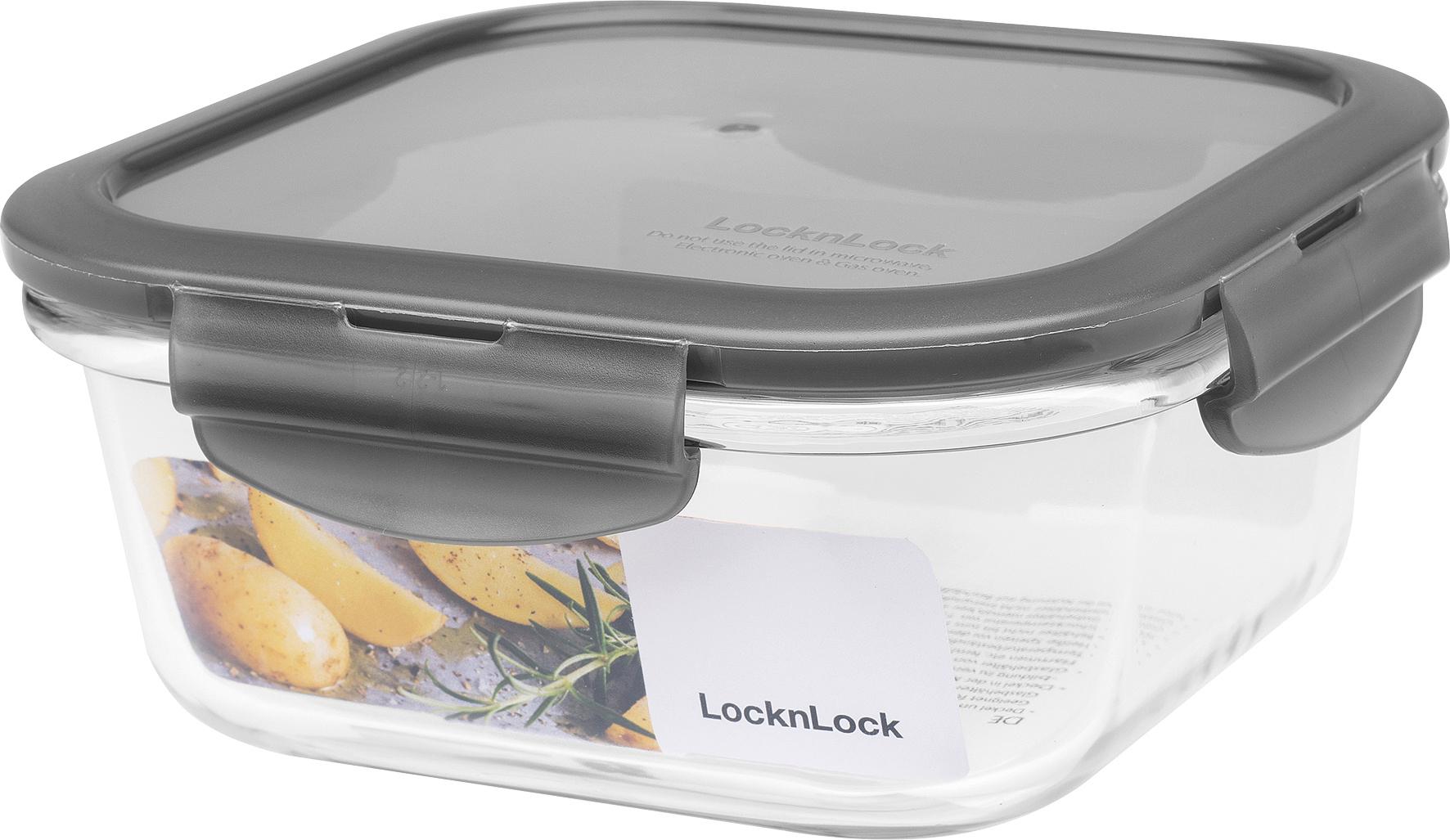 LOCK&LOCK Vorratsdose Boroseal quadratisch 0,75l