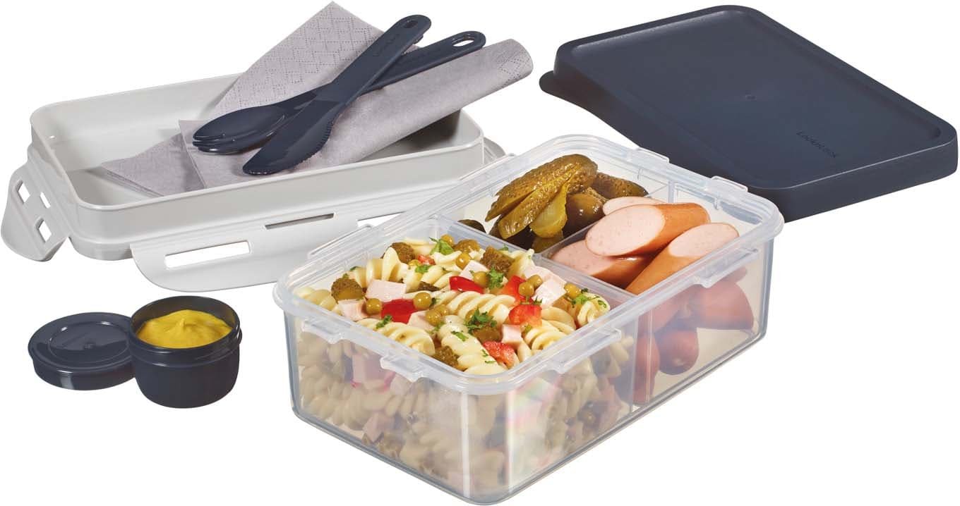 Produktbild LOCK&LOCK Lunchbox mit Besteck und Einsatz 1l 2 von 2