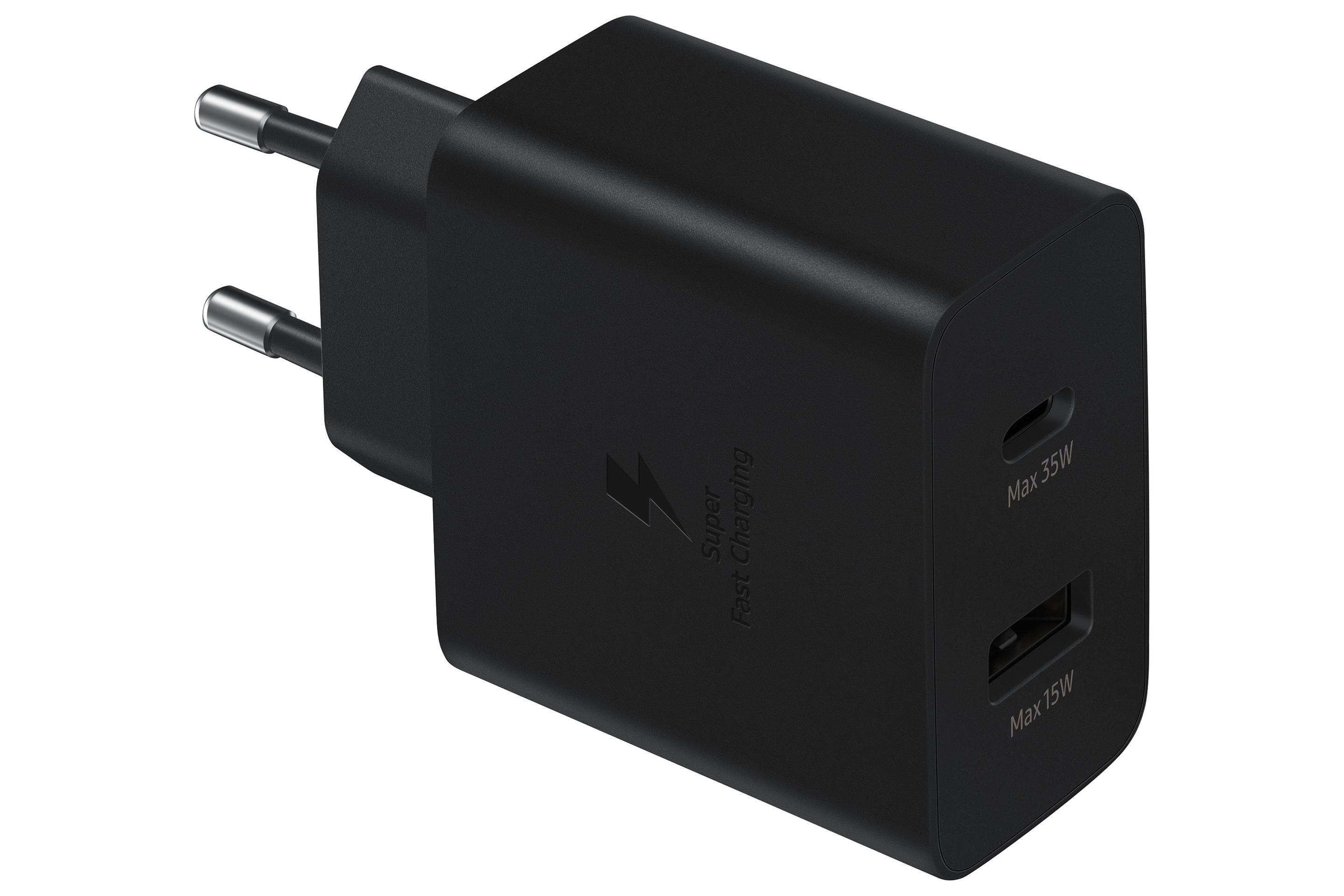 Power Adapter Duo (30W Schnellladefunktion) (ohne Kabel), Black
