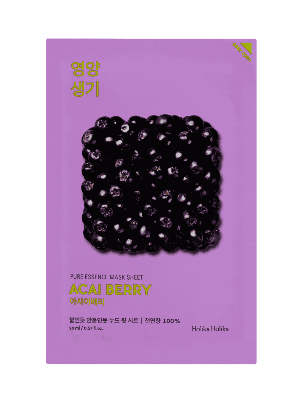 Holika Holika Pure Essence Mask Sheet Acaiberry