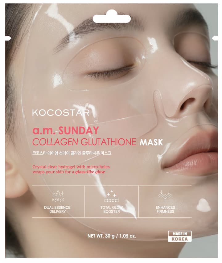 KOCOSTAR  a.m Sunday Collagen Glutathione Mask
