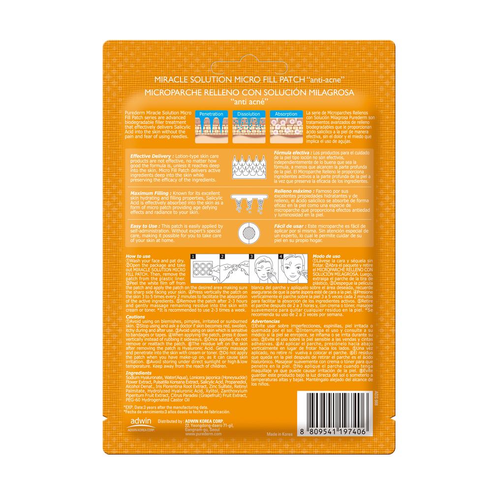 Produktbild Purederm Miracle Solution Micro Fill Patch Anti-Acne 2 von 2