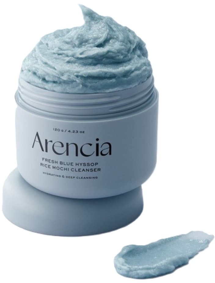 Arencia Fresh Blue Hyssop Rice Mochi Cleanser