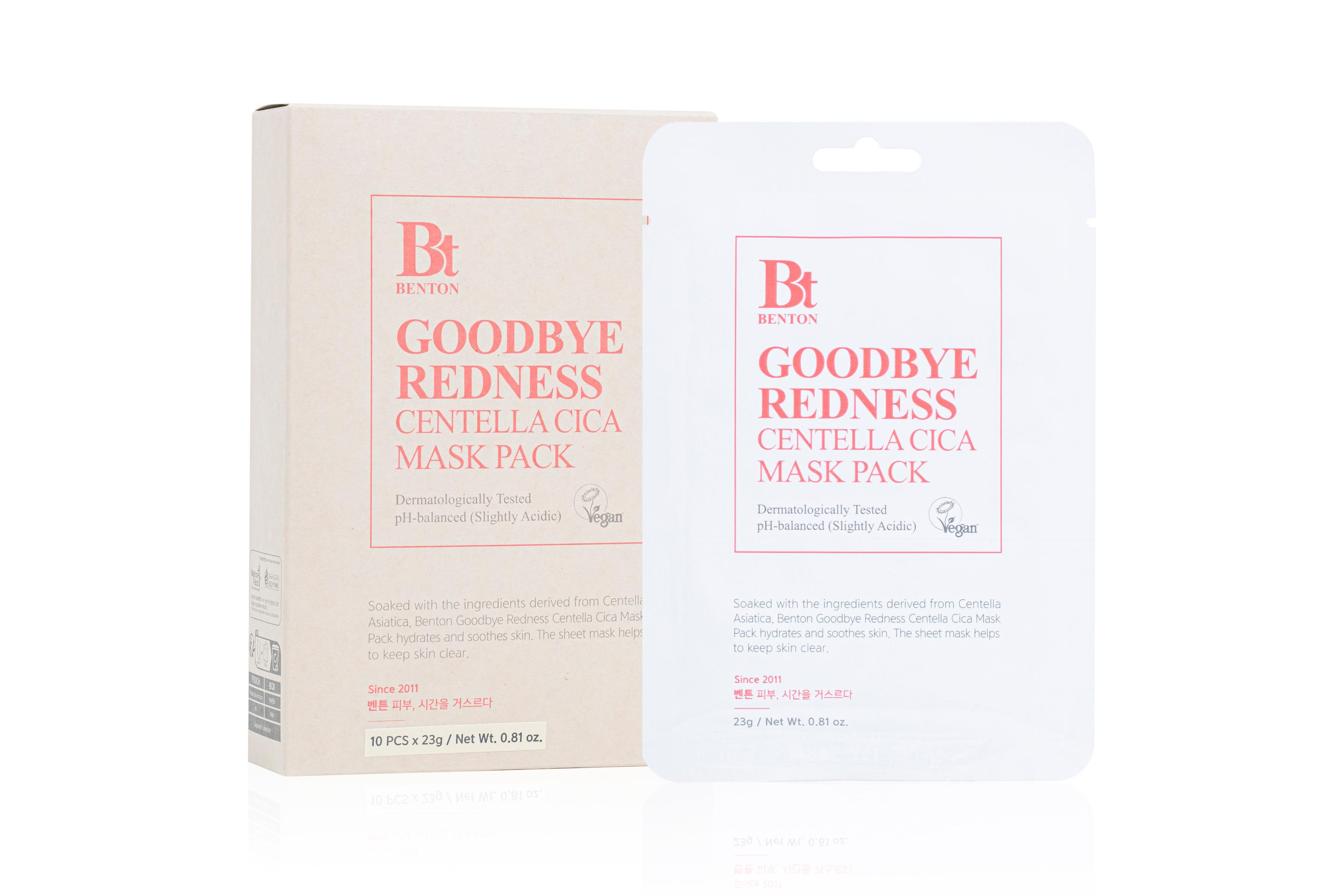 Produktbild Benton Goodbye Redness Centella Cica Mask 4 von 4