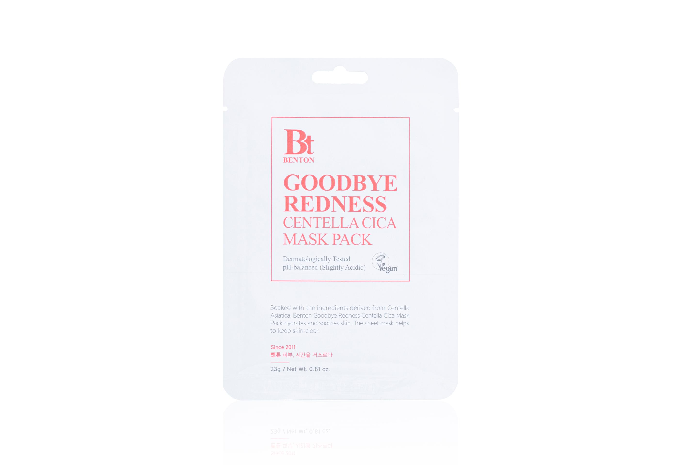 Produktbild Benton Goodbye Redness Centella Cica Mask 2 von 4