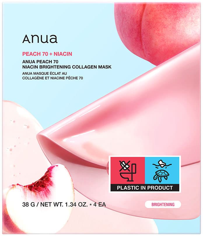 ANUA Peach 70 Niacin Brightening Collagen Mask