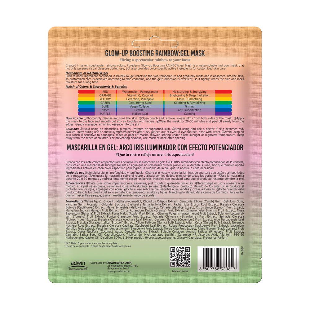 Produktbild Purederm Glow Up Boosting RAINBOW:gel Eye Zone Mask 2 von 2