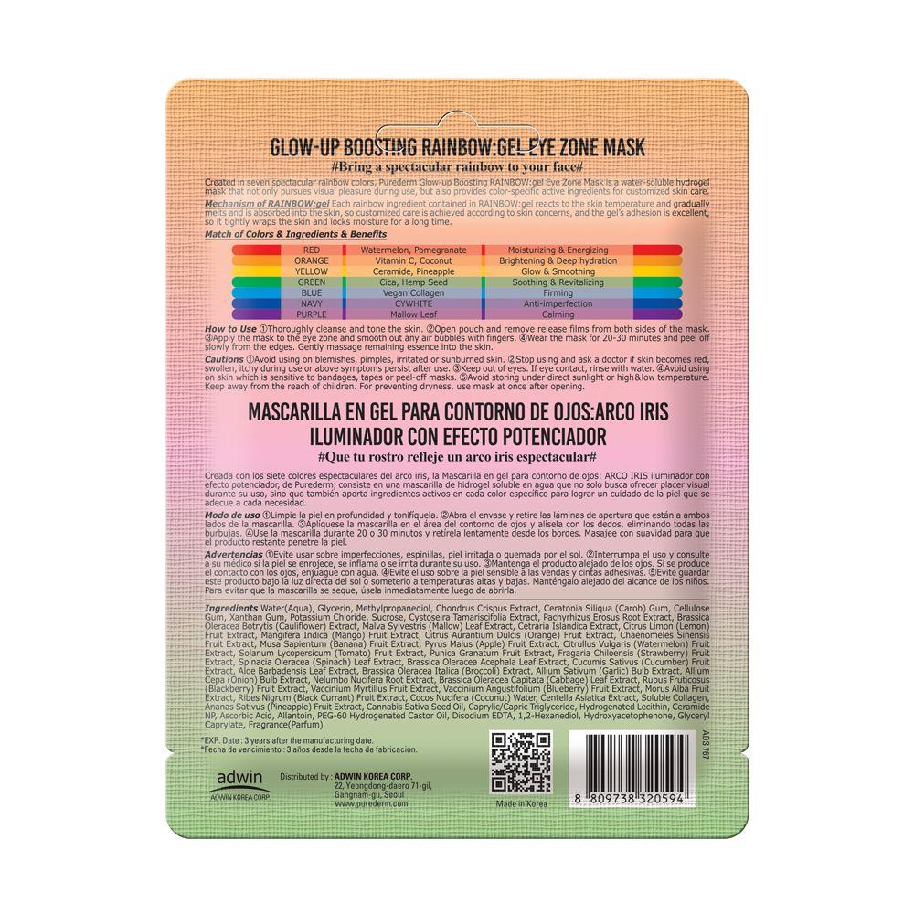 Produktbild Purederm Glow Up Boosting RAINBOW:gel Mask 2 von 2