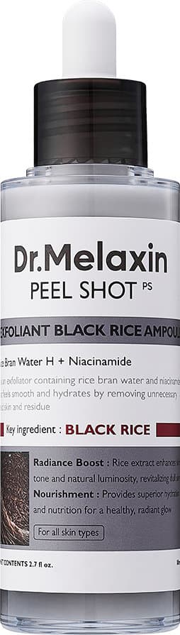 Dr.Melaxin Peel Shot Exfoliating Black Rice Ampoule