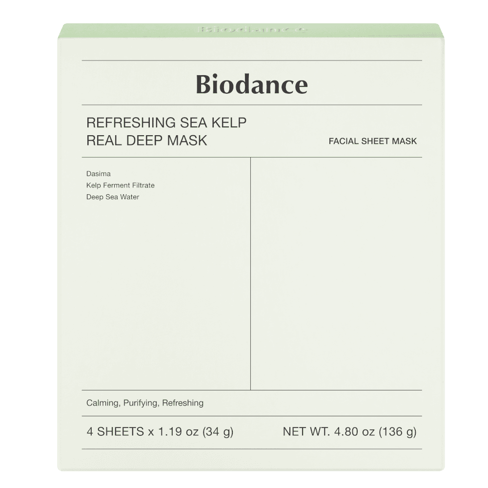 BIODANCE Refreshing Sea Kelp Real Deep Mask 4er Pack 