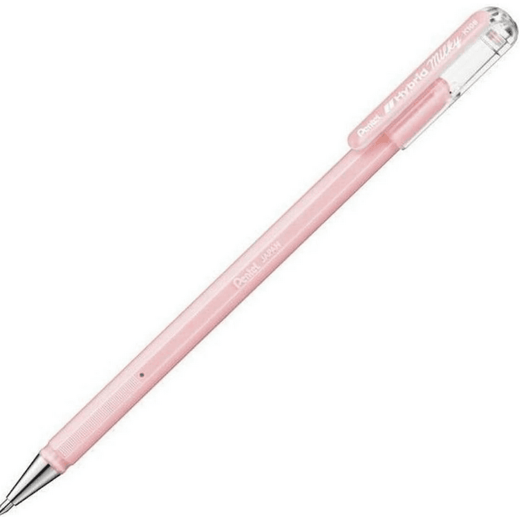 Pentel Gelschreiber K108 MILKY Pastell rosa