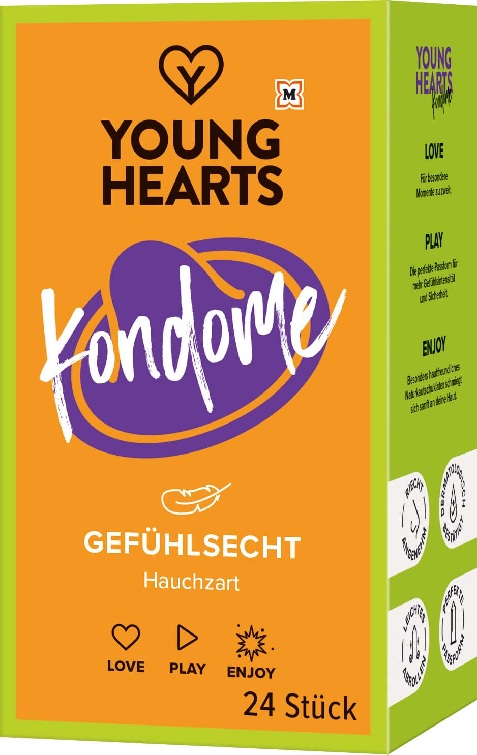 YOUNG HEARTS Kondome Gefühlsecht