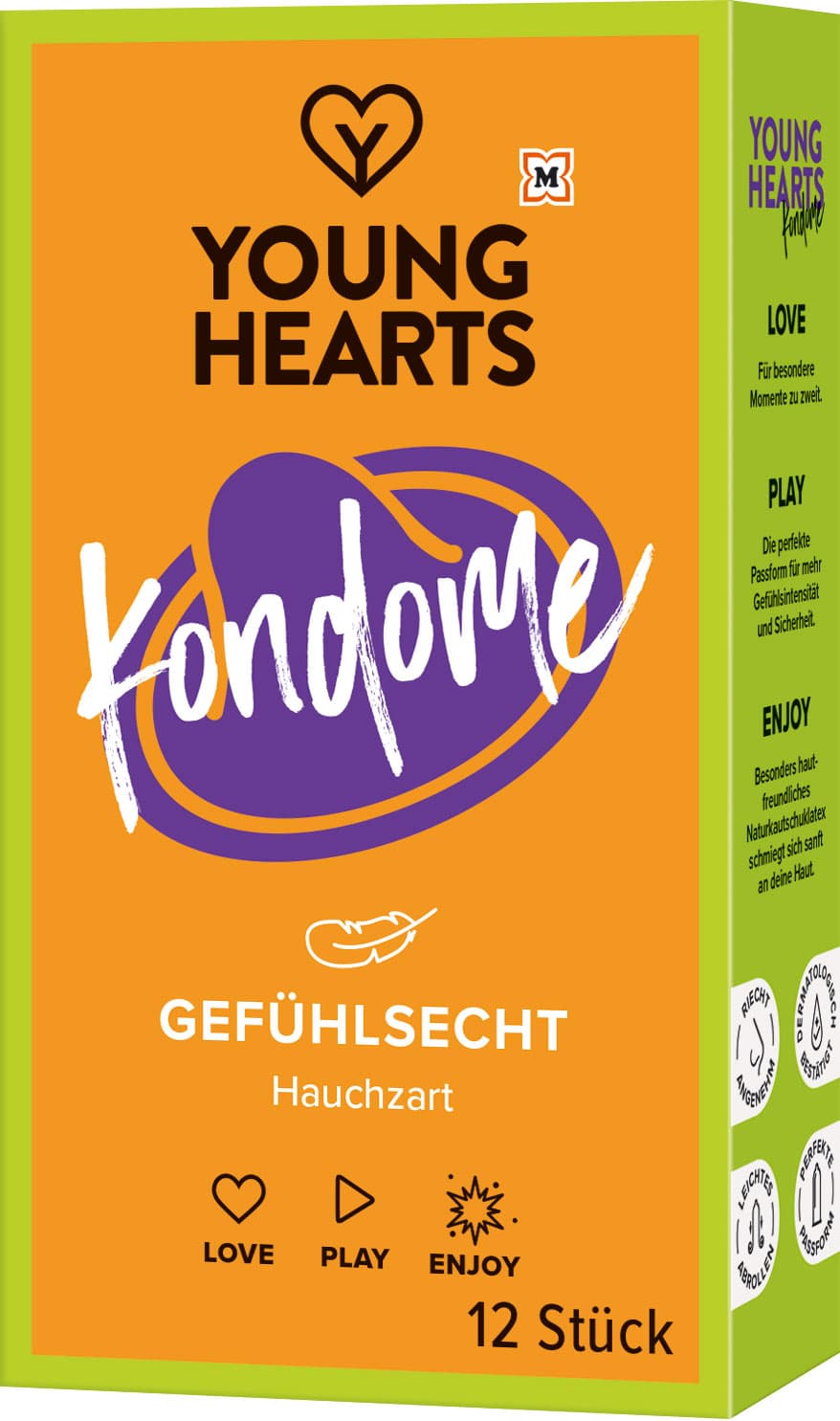 YOUNG HEARTS Kondome Gefühlsecht