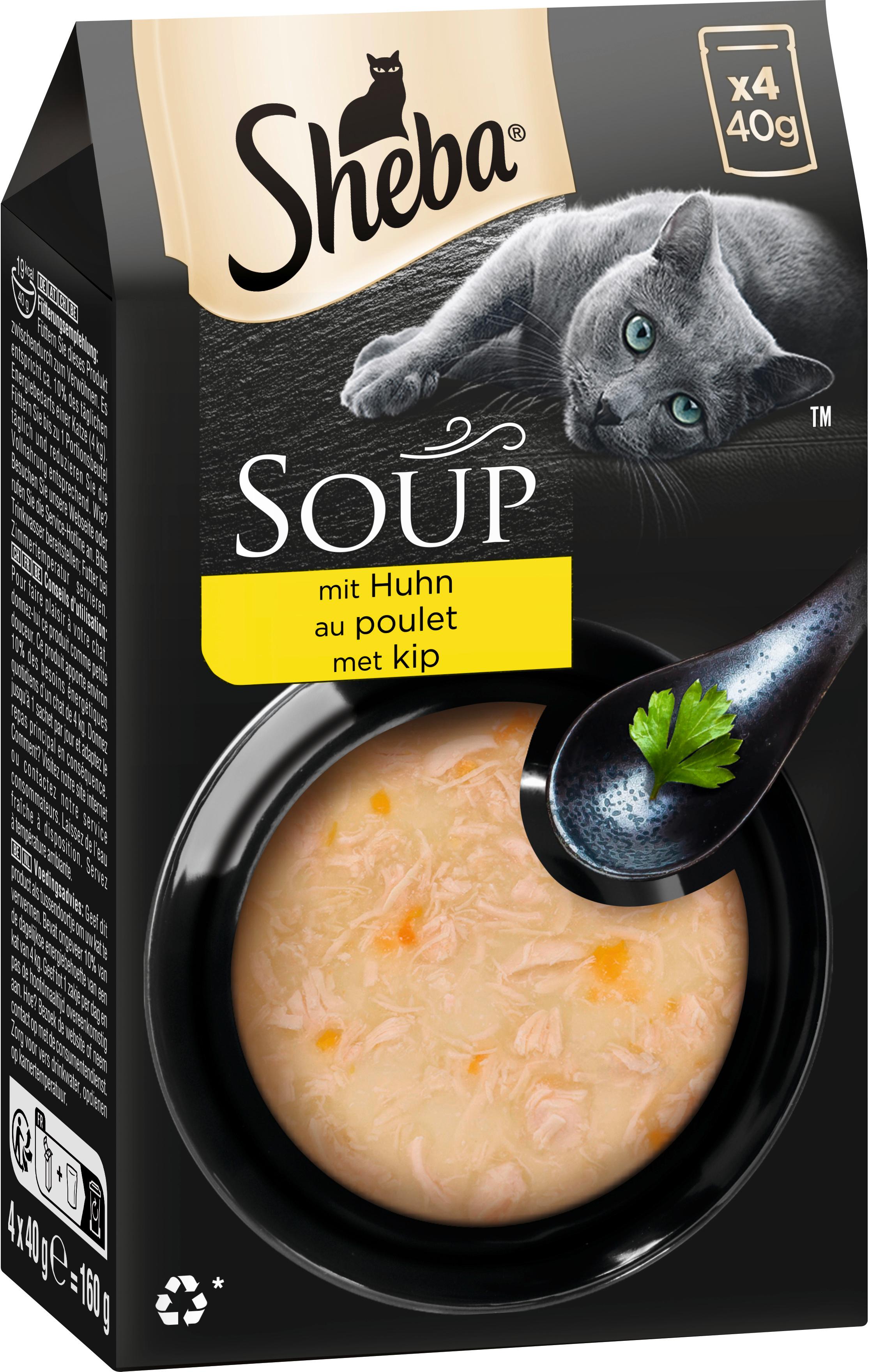 Produktbild Sheba Soup mit Huhn Multipack 4x40g 2 von 3