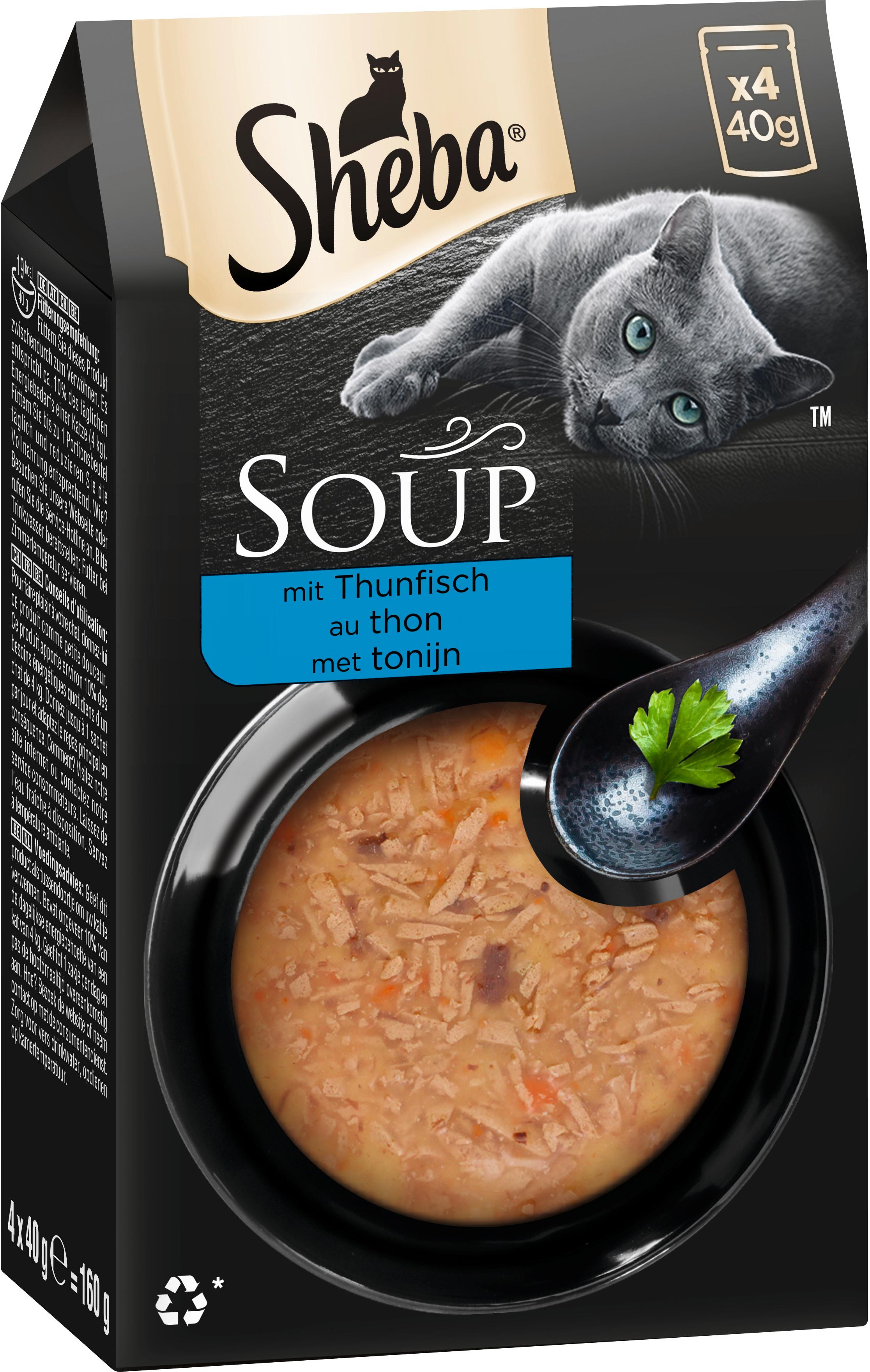 Produktbild Sheba Soup mit Thunfisch Multipack 4x40g 2 von 3