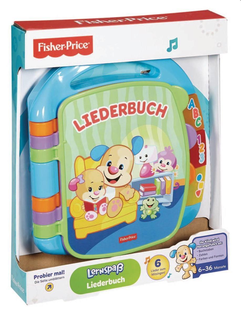 Produktbild Fisher-Price Lernspaß Liederbuch (blau), Baby-Spielzeug mit Musik, Lernspielzeug 3 von 10