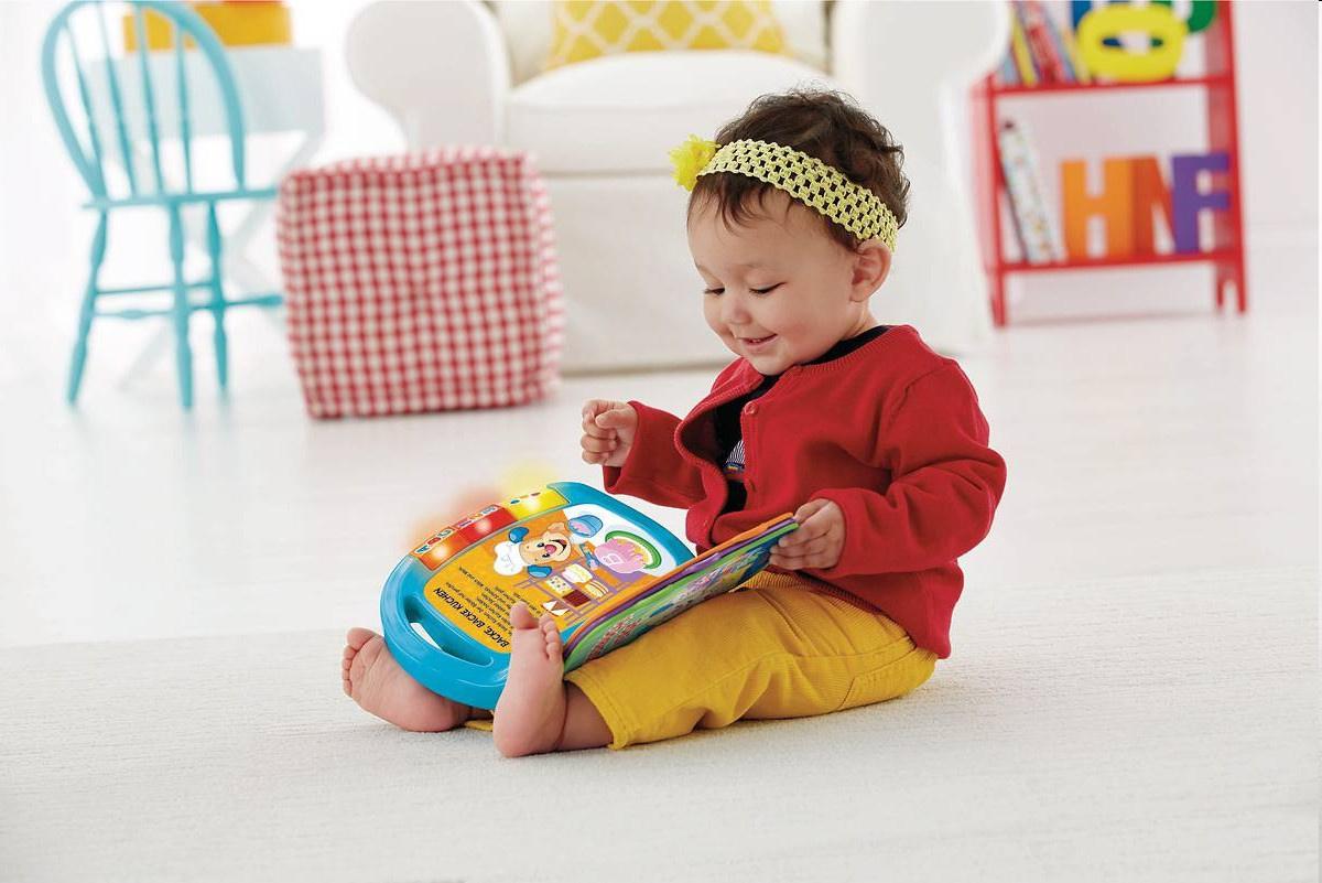 Produktbild Fisher-Price Lernspaß Liederbuch (blau), Baby-Spielzeug mit Musik, Lernspielzeug 8 von 10