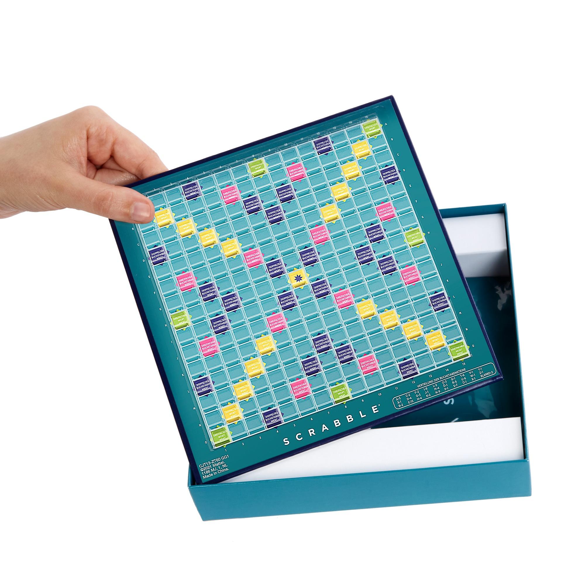 Produktbild Mattel Games Scrabble Kompakt, Gesellschaftsspiel, Brettspiel, Reisespiel 2 von 7