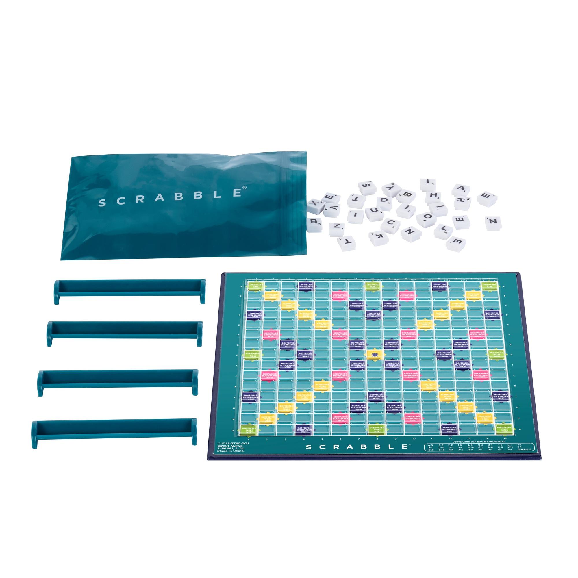 Produktbild Mattel Games Scrabble Kompakt, Gesellschaftsspiel, Brettspiel, Reisespiel 5 von 7