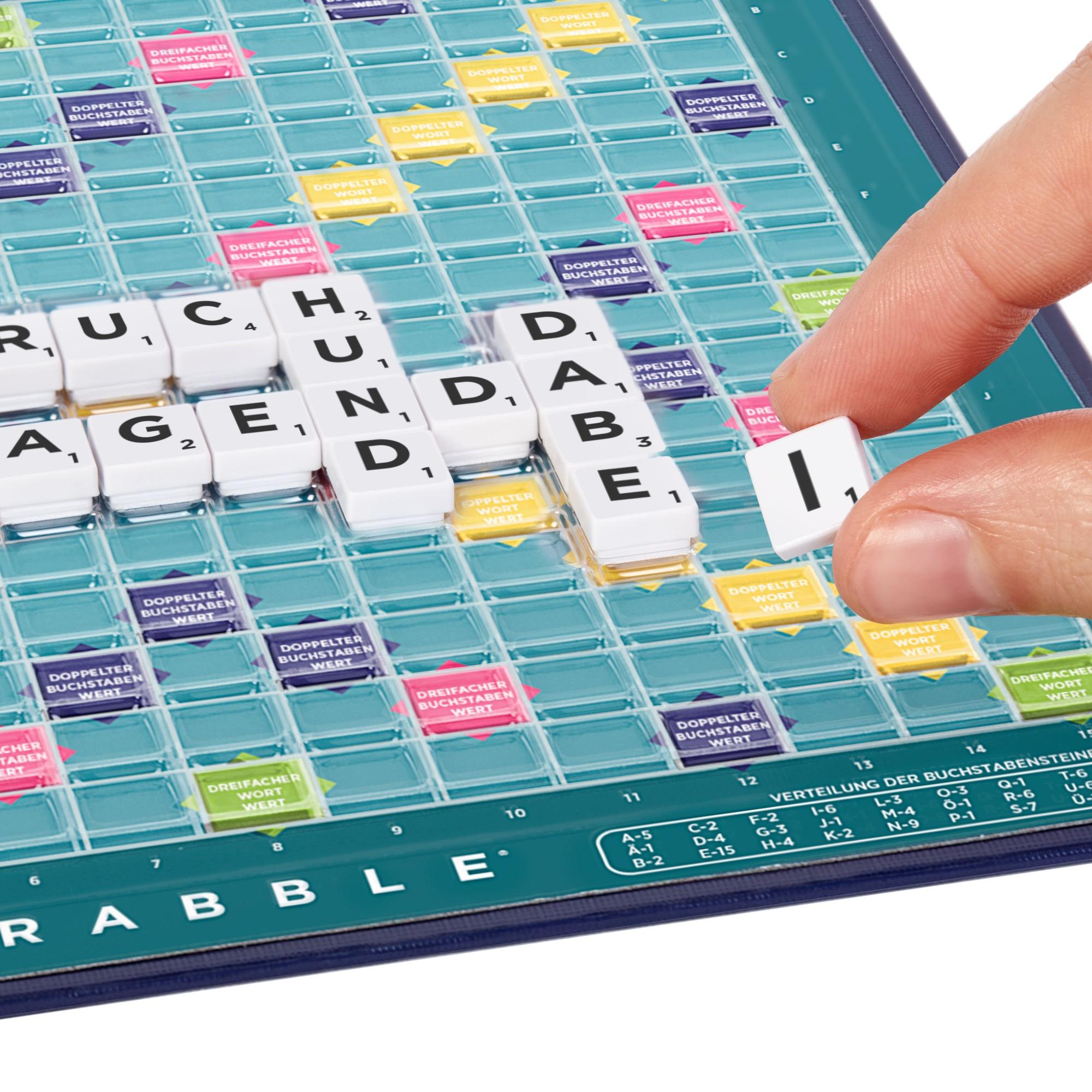 Produktbild Mattel Games Scrabble Kompakt, Gesellschaftsspiel, Brettspiel, Reisespiel 6 von 7