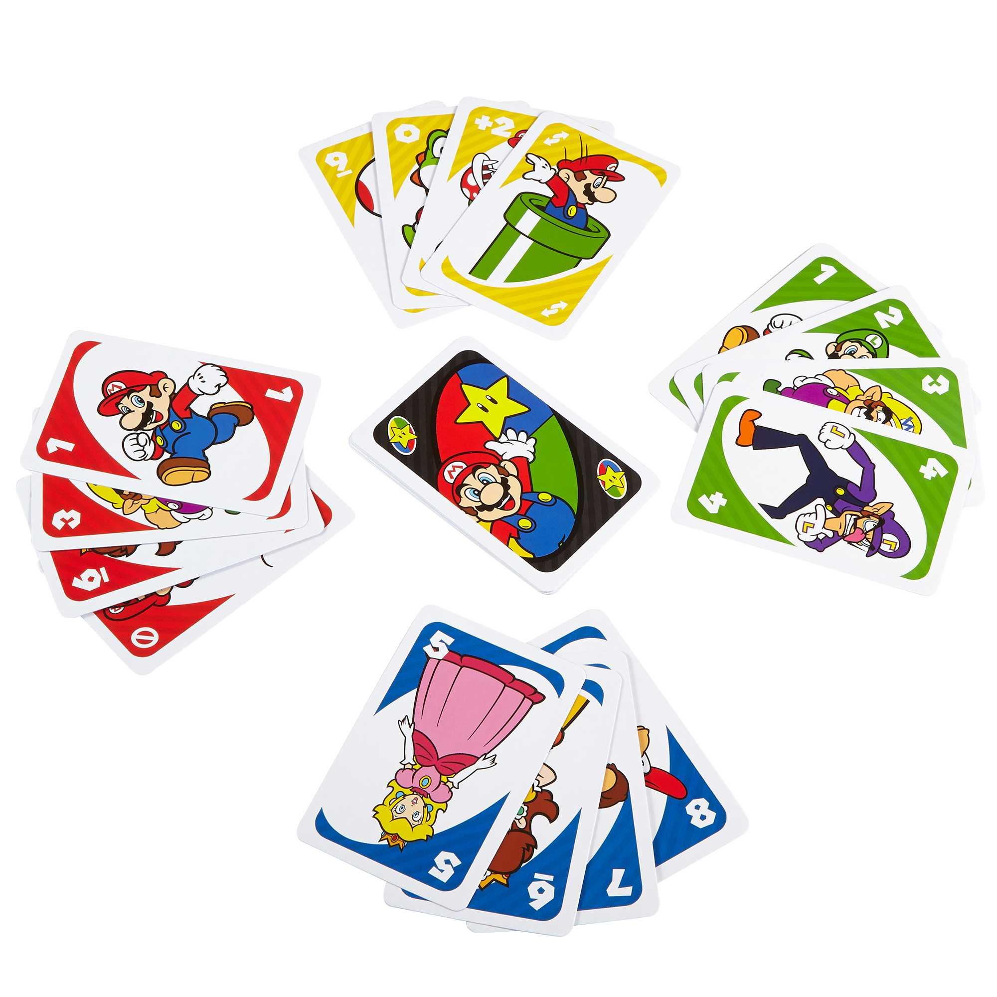 Produktbild Mattel Games UNO Super Mario, Kartenspiel, Gesellschaftsspiel, Familienspiel 2 von 6