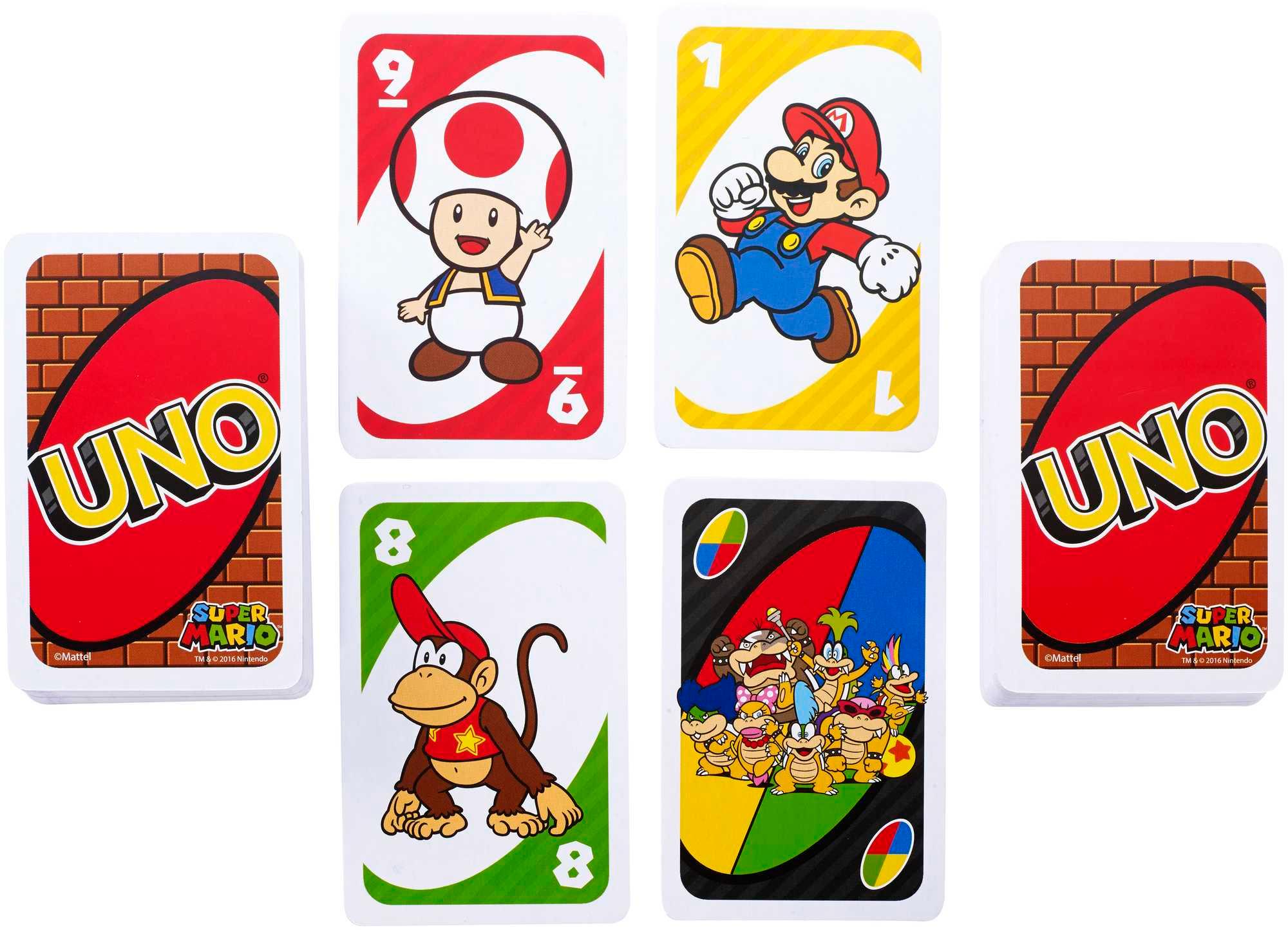 Produktbild Mattel Games UNO Super Mario, Kartenspiel, Gesellschaftsspiel, Familienspiel 3 von 6
