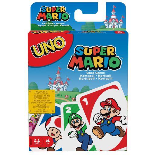 Mattel Games UNO Super Mario, Kartenspiel, Gesellschaftsspiel, Familienspiel