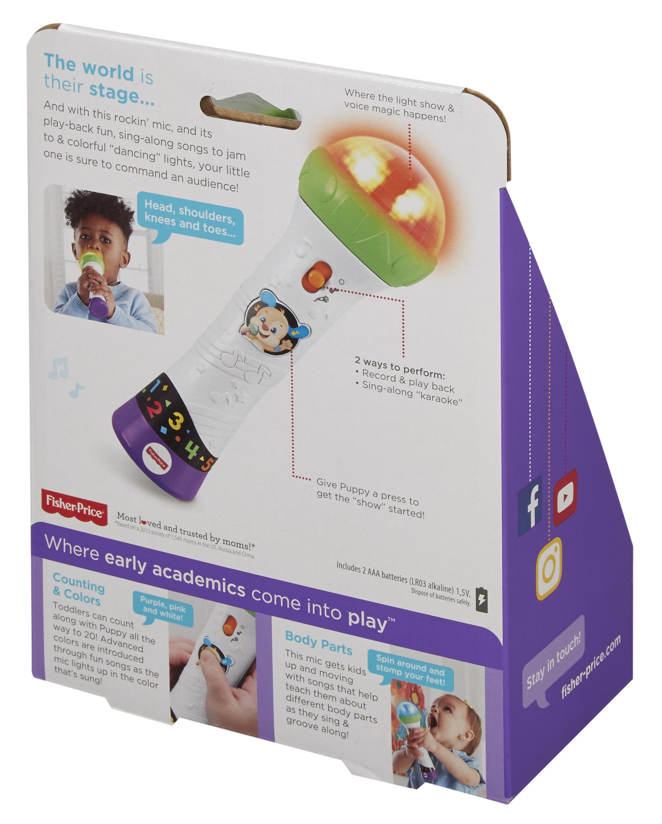 Produktbild Fisher-Price Lernspaß Mikrofon, Baby-Spielzeug, Kinder Mikrofon, Lernspielzeug 2 von 6