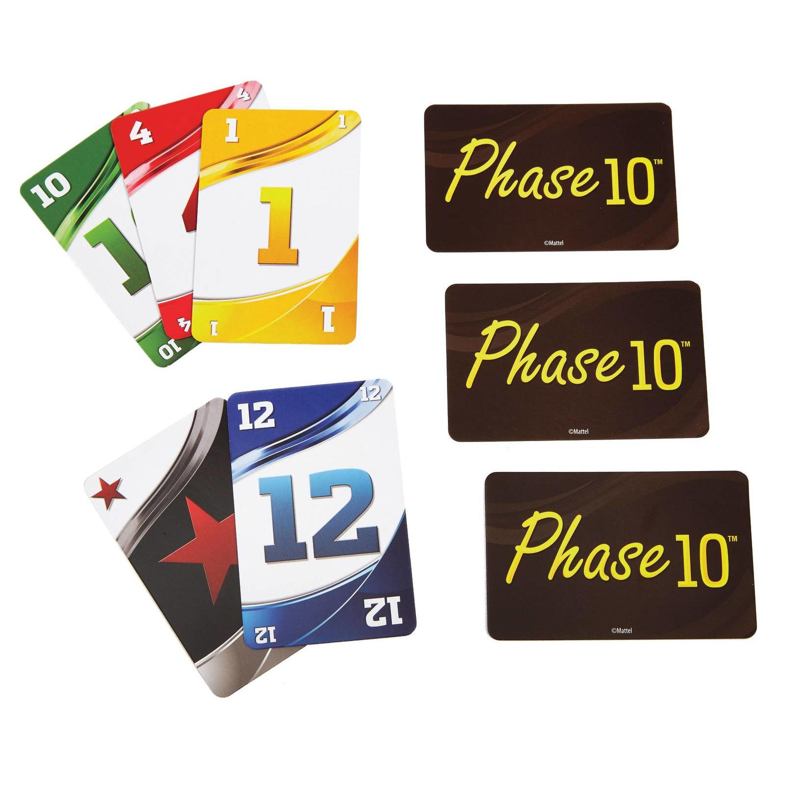 Produktbild Mattel Games Phase 10,  Kartenspiel, Gesellschaftsspiel, Familienspiel, Kinderspiel 3 von 5