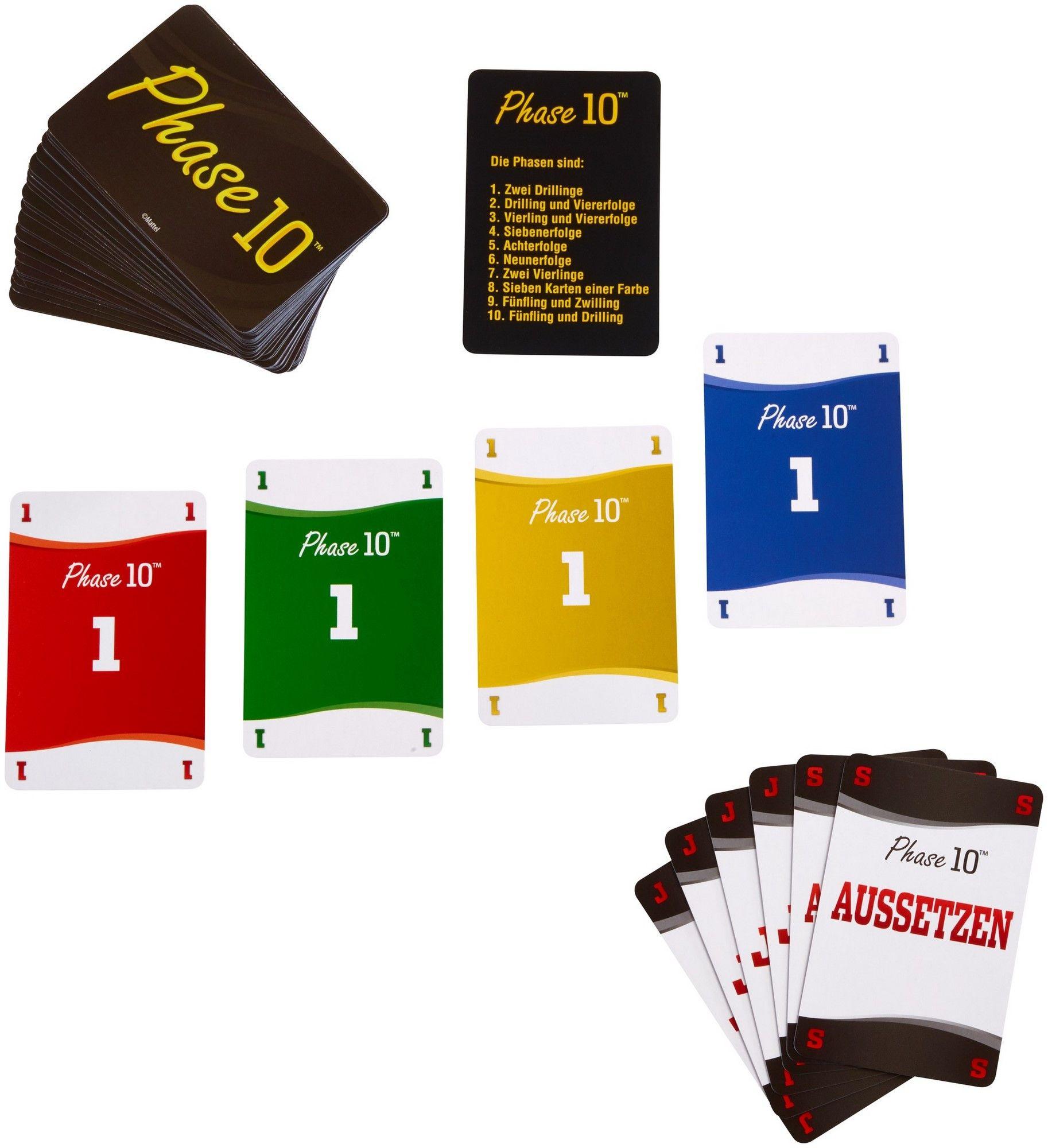 Produktbild Mattel Games Phase 10,  Kartenspiel, Gesellschaftsspiel, Familienspiel, Kinderspiel 5 von 5