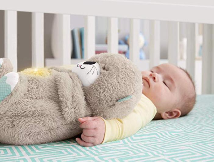 Produktbild Fisher-Price Schlummer-Otter, Plüsch-Tier Baby, Spieluhr, Kuscheltier 3 von 6