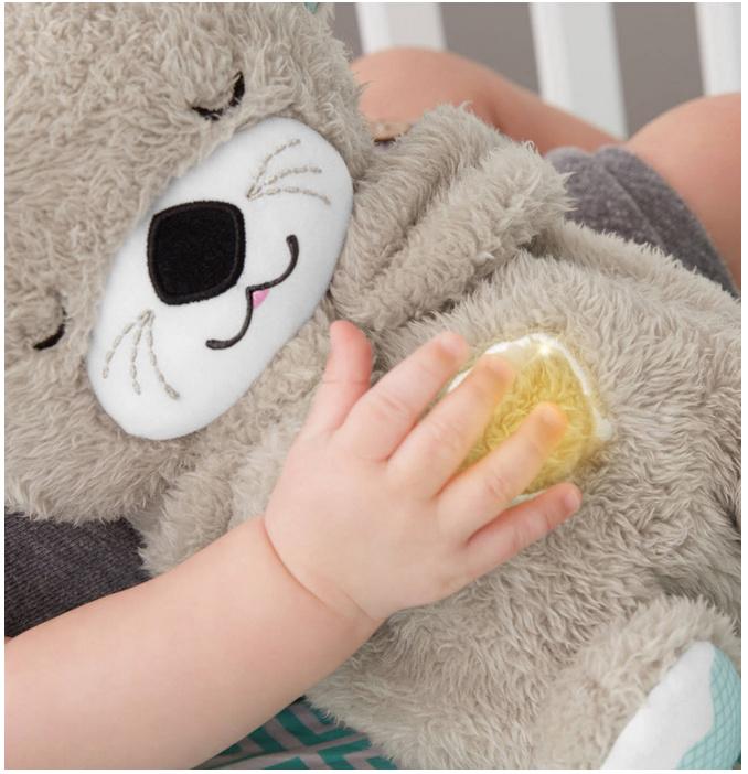 Produktbild Fisher-Price Schlummer-Otter, Plüsch-Tier Baby, Spieluhr, Kuscheltier 5 von 6