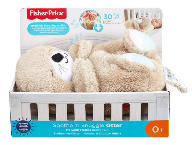Produktbild Fisher-Price Schlummer-Otter, Plüsch-Tier Baby, Spieluhr, Kuscheltier 6 von 6