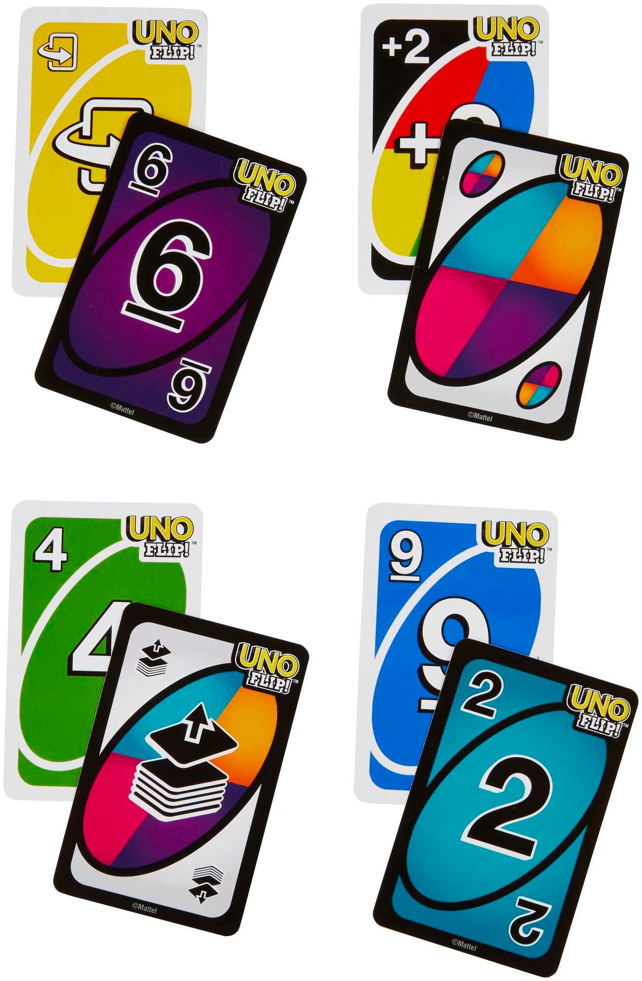 Produktbild Mattel Games UNO Flip, Kartenspiel, Gesellschaftsspiel, Familienspiel, Kinderspiel 2 von 6